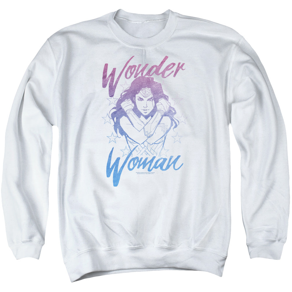 Wonder Woman Movie Retro Stance Mens Crewneck Sweatshirt White Officially Licensed