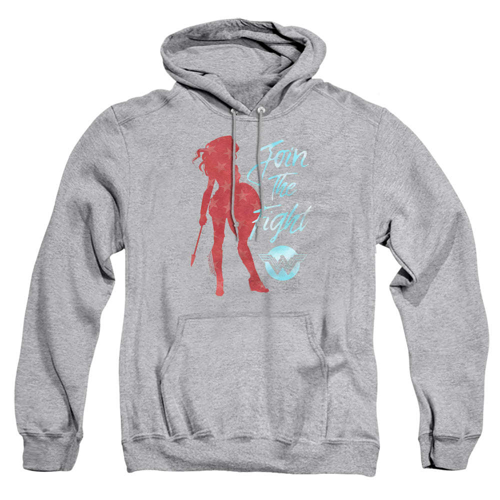 Wonder Woman Movie Freedom Fight Mens Hoodie Athletic Heather Officially Licensed