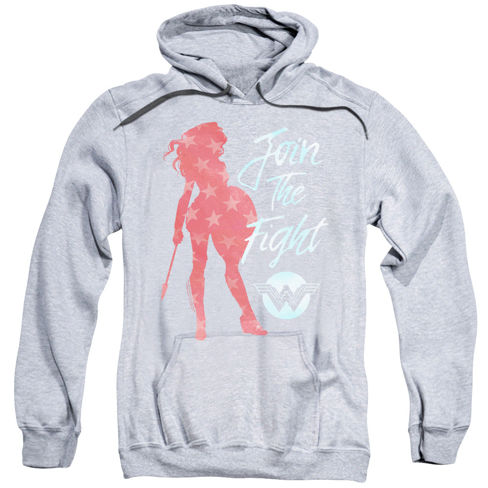 Wonder Woman Movie Freedom Fight Mens Hoodie Athletic Heather Officially Licensed