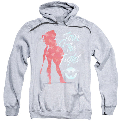 Wonder Woman Movie Freedom Fight Mens Hoodie Athletic Heather Officially Licensed