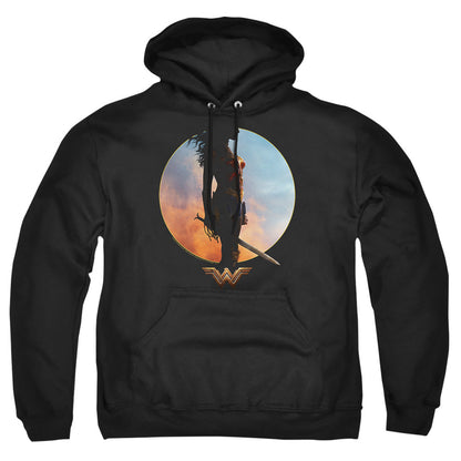 Wonder Woman Movie Wisdom And Wonder Mens Hoodie Black Officially Licensed