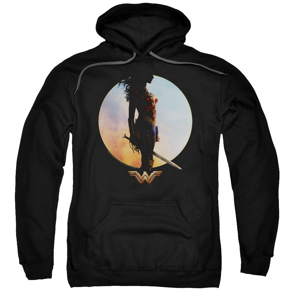 Wonder Woman Movie Wisdom And Wonder Mens Hoodie Black Officially Licensed