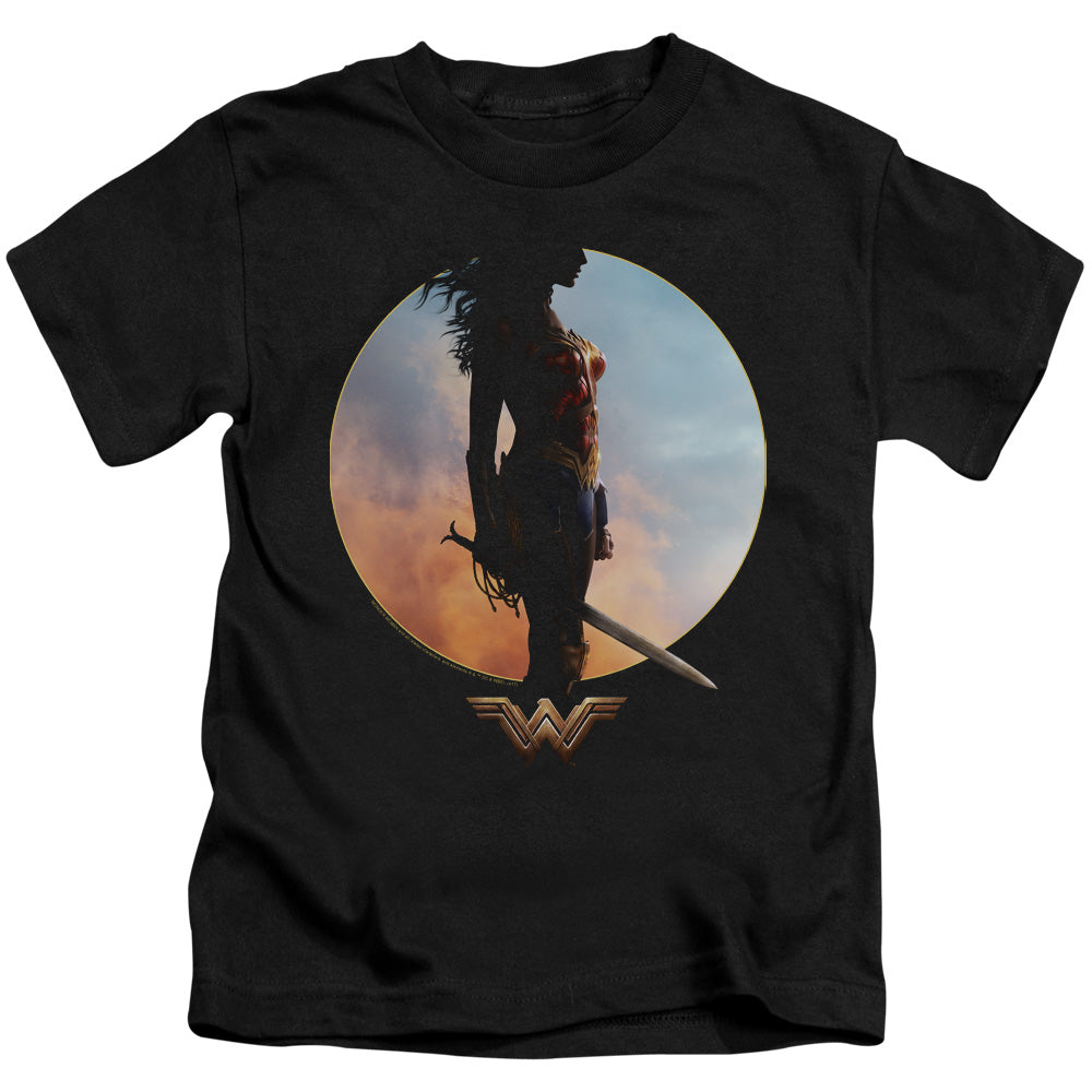 Wonder Woman Movie Wisdom And Wonder Juvenile Kids Youth T Shirt Black Officially Licensed