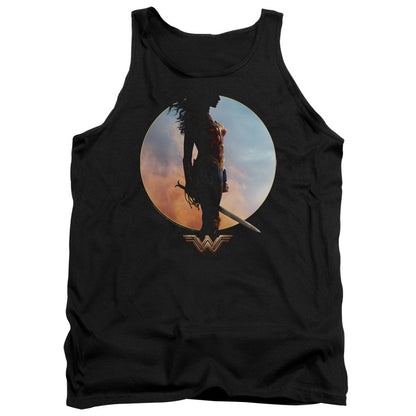 Wonder Woman Movie Wisdom And Wonder Mens Tank Top Shirt Black Officially Licensed
