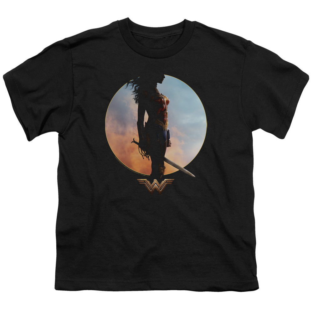 Wonder Woman Movie Wisdom And Wonder Kids Youth T Shirt Black Officially Licensed