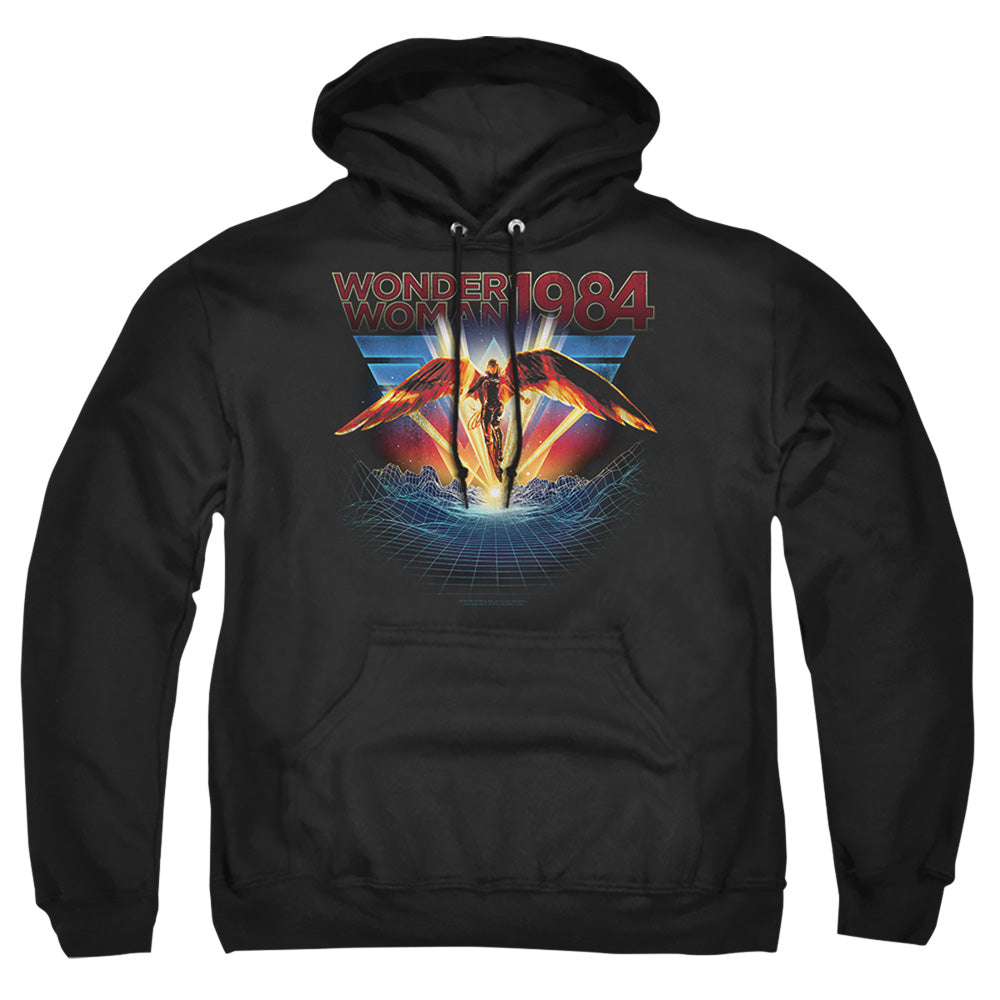 Wonder Woman 84 84 Metal Mens Hoodie Black Officially Licensed
