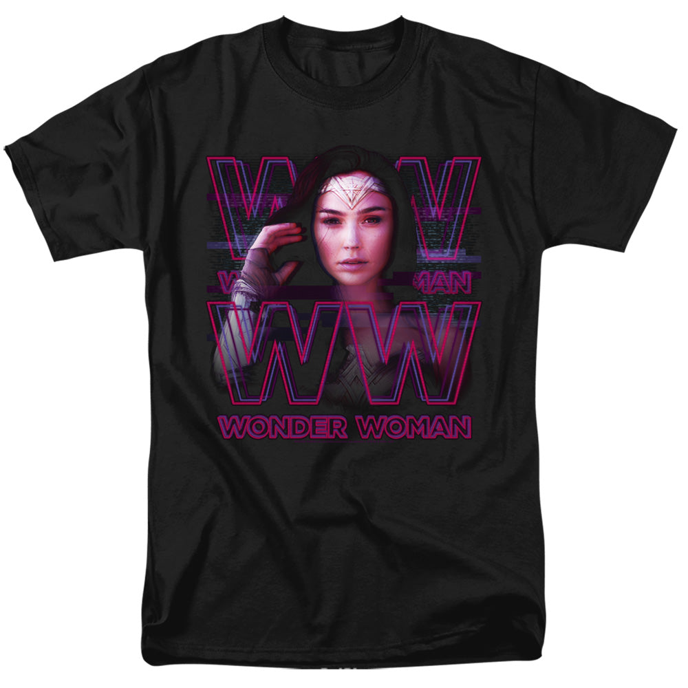 Wonder Woman 84 Vaporwave Wonder Woman Mens T Shirt Black Officially Licensed