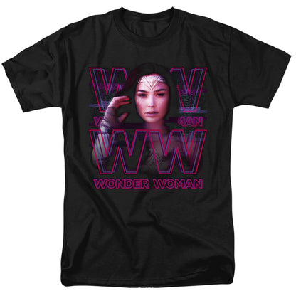 Wonder Woman 84 Vaporwave Wonder Woman Mens T Shirt Black Officially Licensed