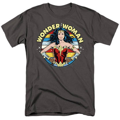Wonder Woman 84 Woman Of Wonder Mens T Shirt Charcoal Officially Licensed