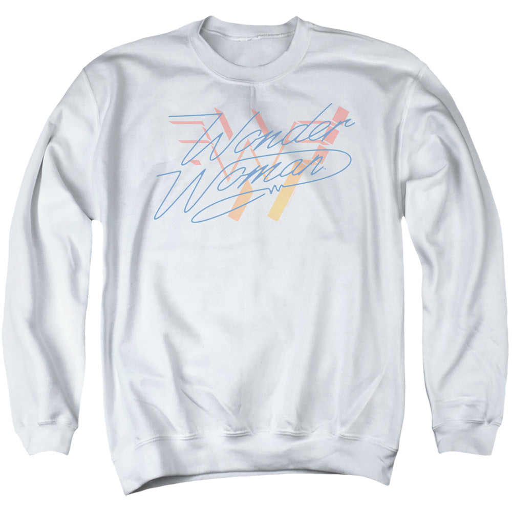 Wonder Woman 84 Wonder Fade Mens Crewneck Sweatshirt White Officially Licensed