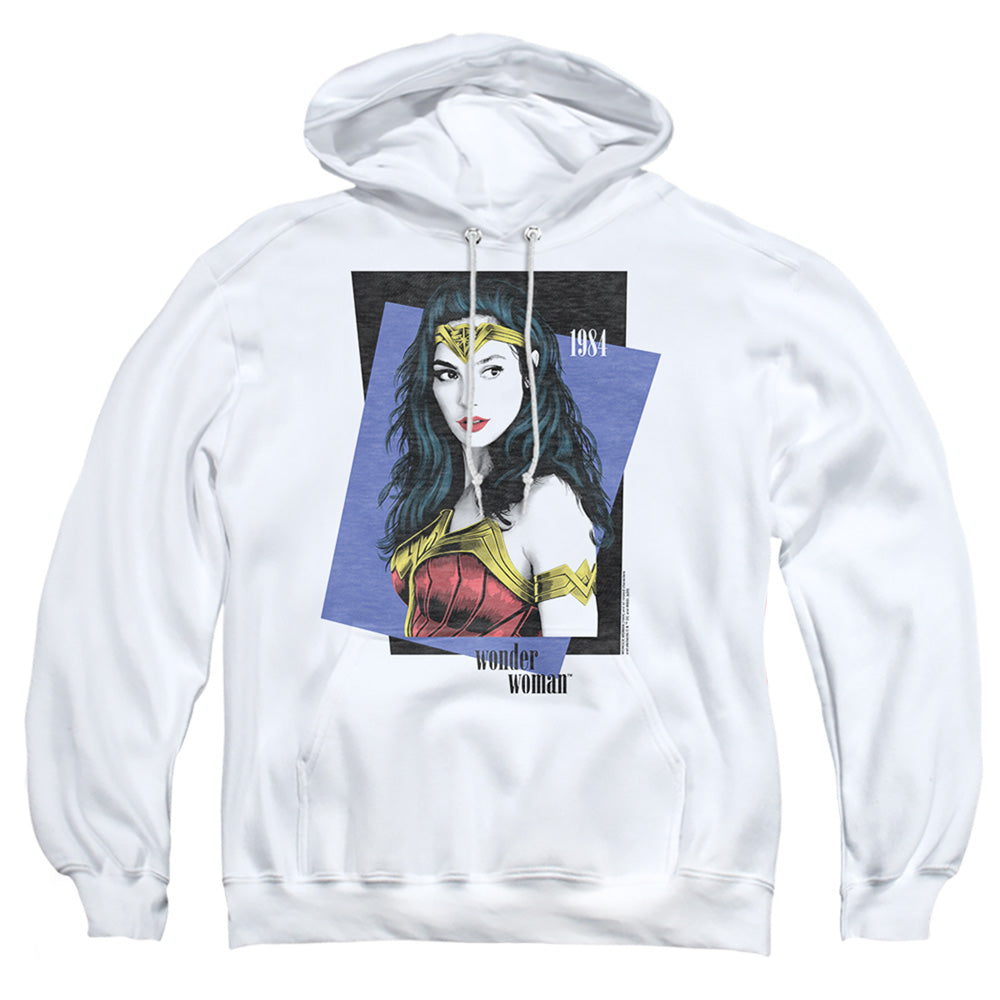 Wonder Woman 84 Strike A Pose Mens Hoodie White Officially Licensed