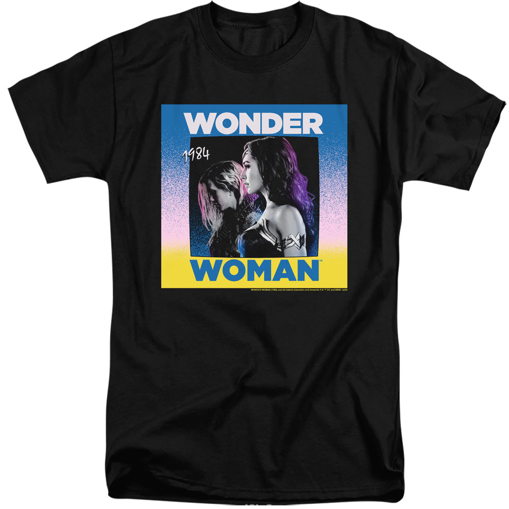 Wonder Woman 84 Wonder Duo Mens Tall T Shirt Black Officially Licensed