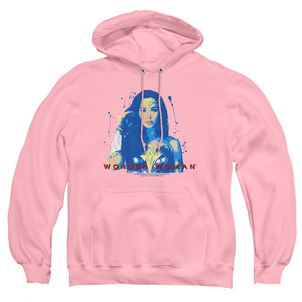 Wonder Woman 84 Wonder Glow Mens Hoodie Pink Officially Licensed
