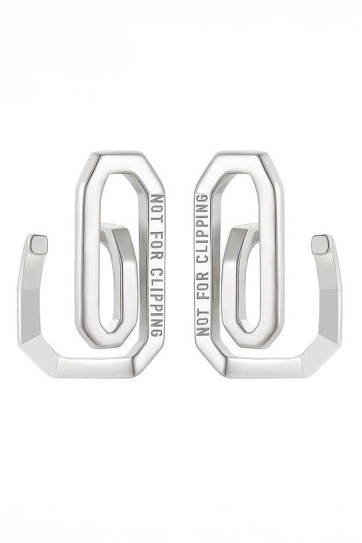 Paperclip Ear Cuff – Minimalist Unisex Cartilage Jewelry