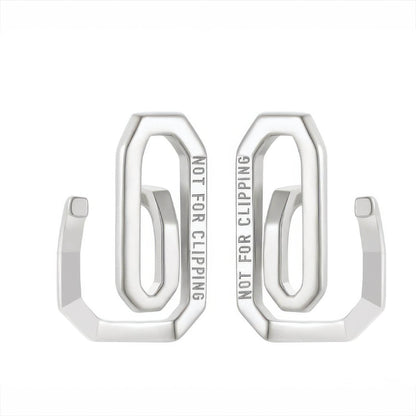 Paperclip Ear Cuff – Minimalist Unisex Cartilage Jewelry