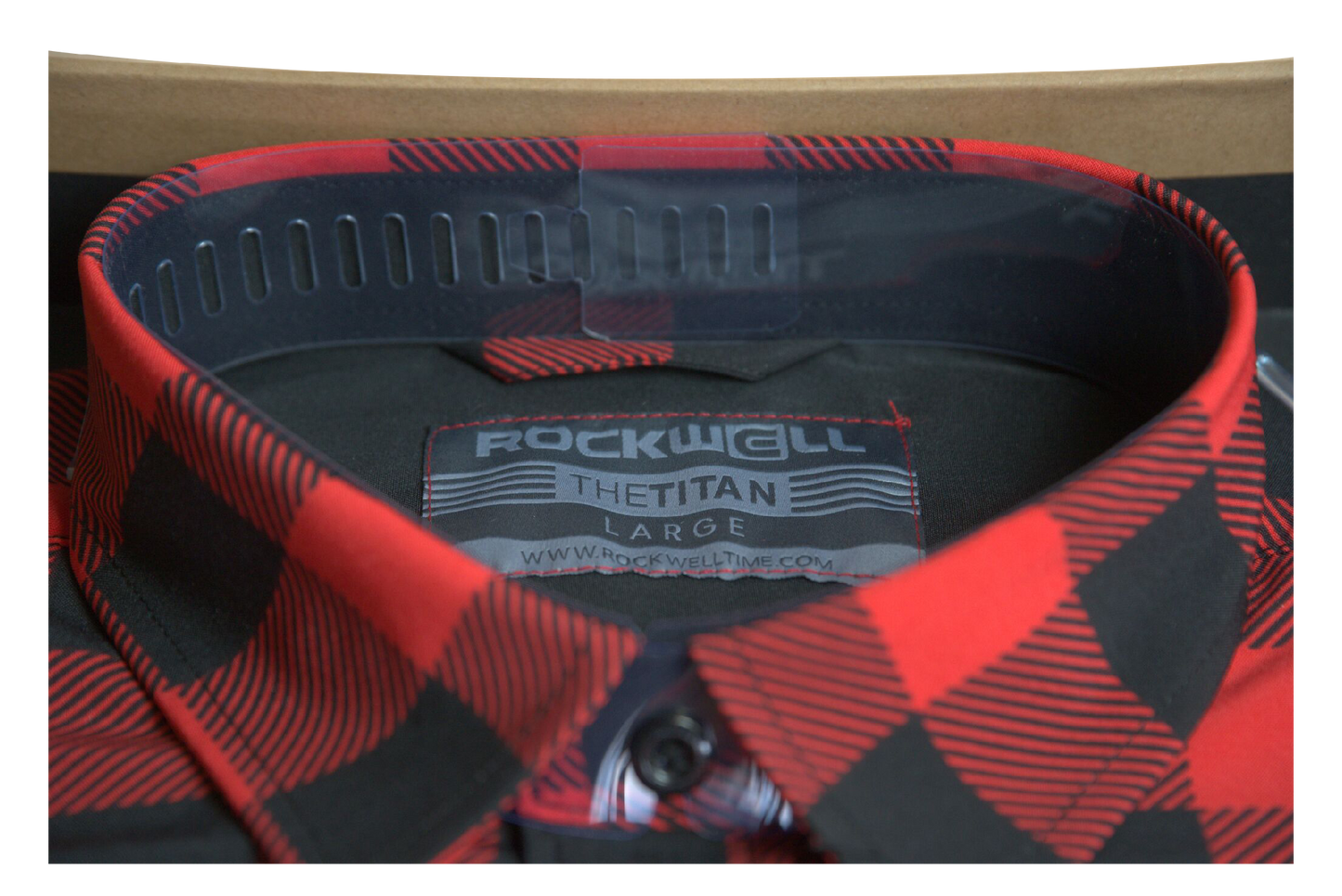 The Titan - Black/Red Plaid Long Sleeve