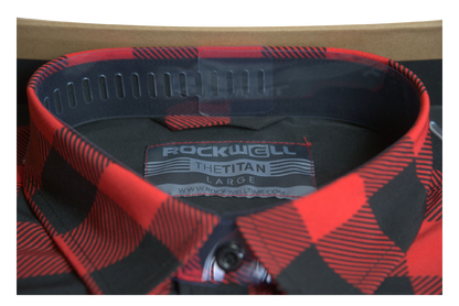 The Titan - Black/Red Plaid Long Sleeve