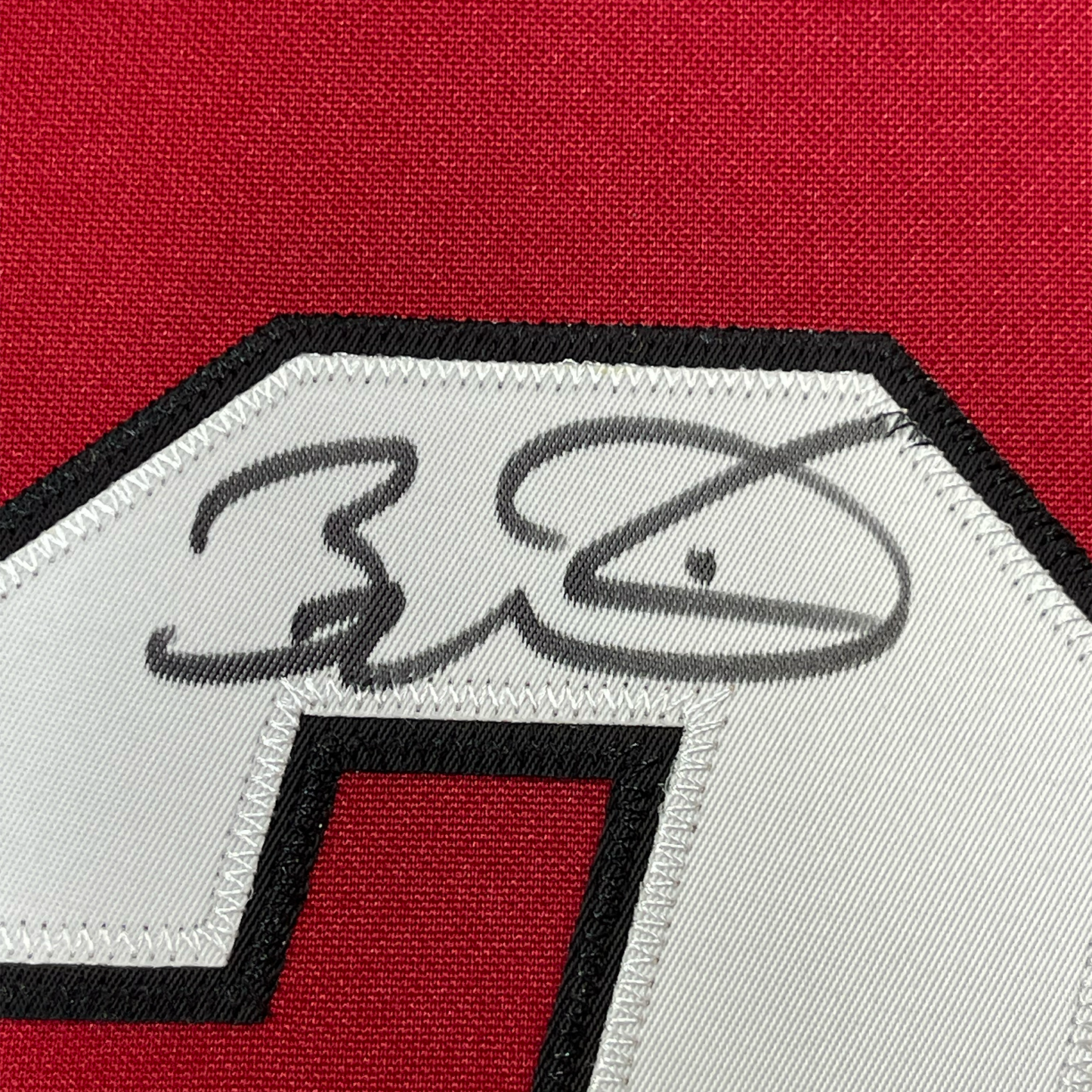 Framed Autographed/Signed Dwyane Wade 35x39 Miami Heat Red 2005-06 M&N Authentic Basketball Jersey Fanatics COA