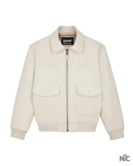 Walk in Paris x Schott NYC Dream Stone Flight Jacket