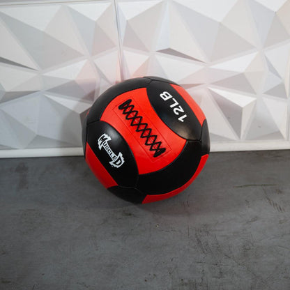 Medicine Ball / Wall Ball - Muscle D Fitness - Heavy Duty Stitching - Multi-Panel Design - 14" Diameter