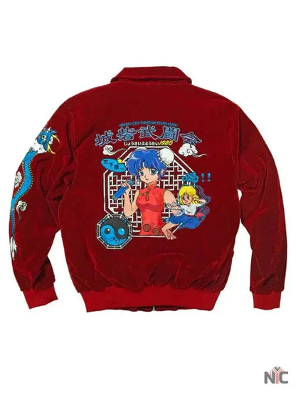 Walled City Fighting Tournament Velvet Jacket