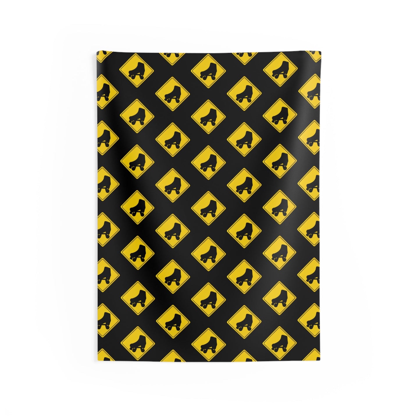 Warning Skater Indoor Wall Tapestry