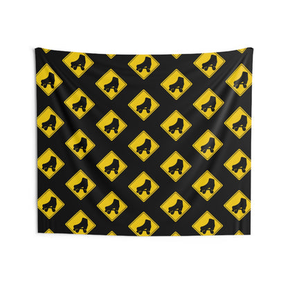Warning Skater Indoor Wall Tapestry
