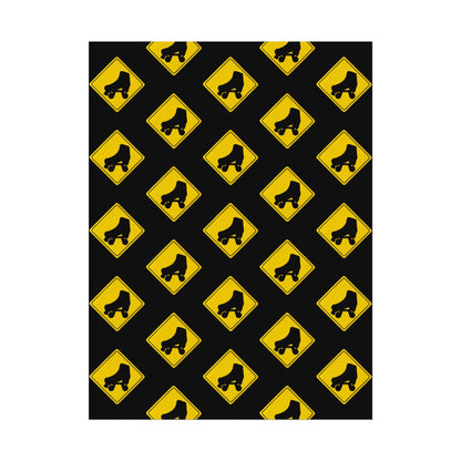 Warning Skater Rolled Poster