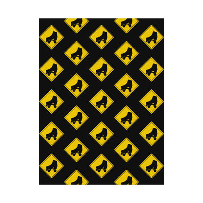 Warning Skater Rolled Poster