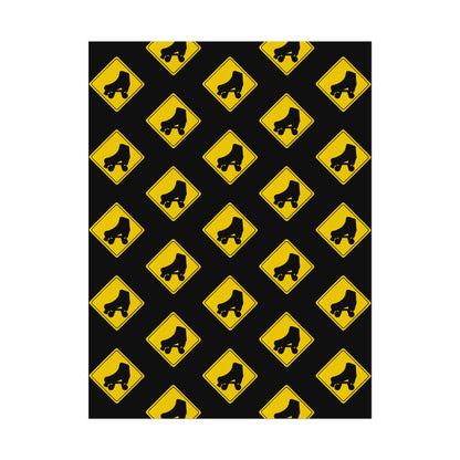 Warning Skater Rolled Poster