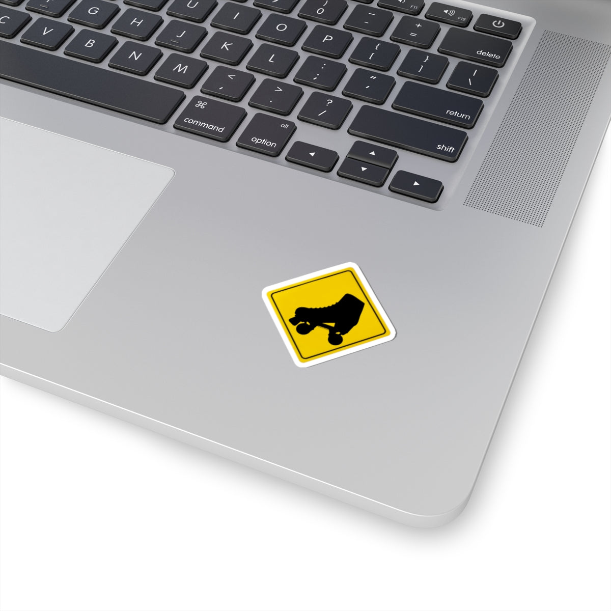 Warning Skater Sticker
