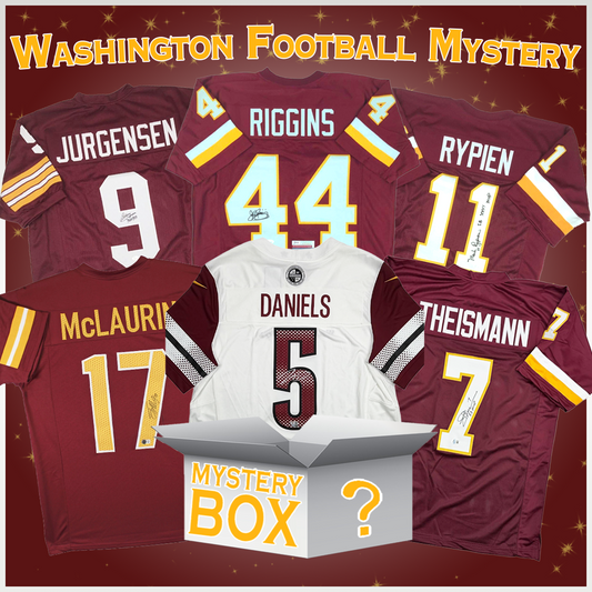 Autographed/Signed Washington Football Jersey Mystery Box with PSA JSA or Beckett COA