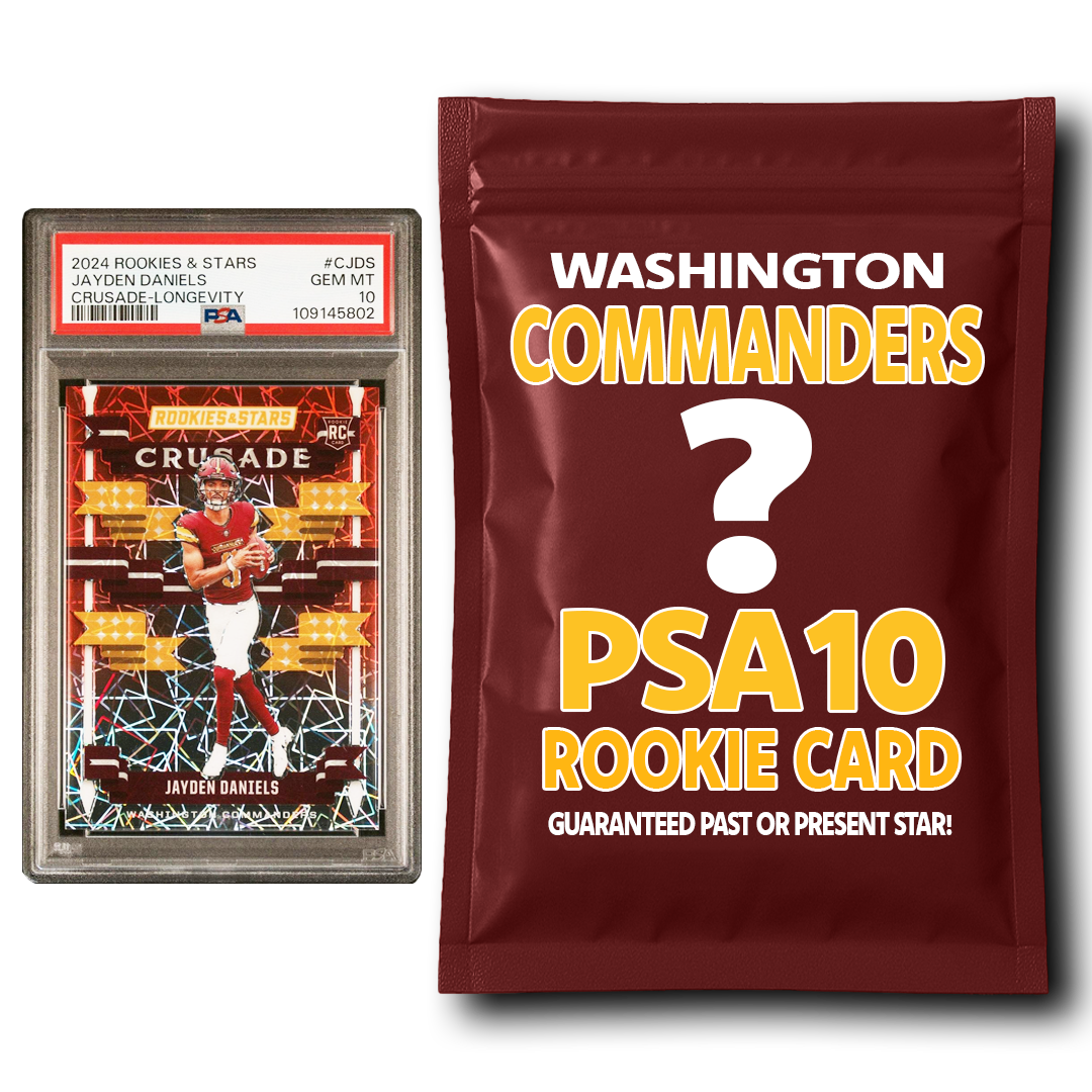 Washington Commanders PSA 10 Graded Rookie Card Mystery Pack