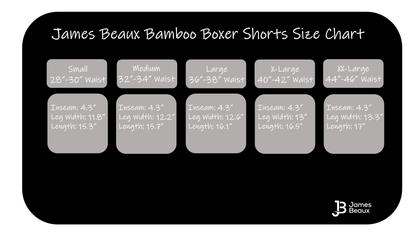 Boxer Shorts James Beaux Men's Orange Bamboo Boxer Shorts