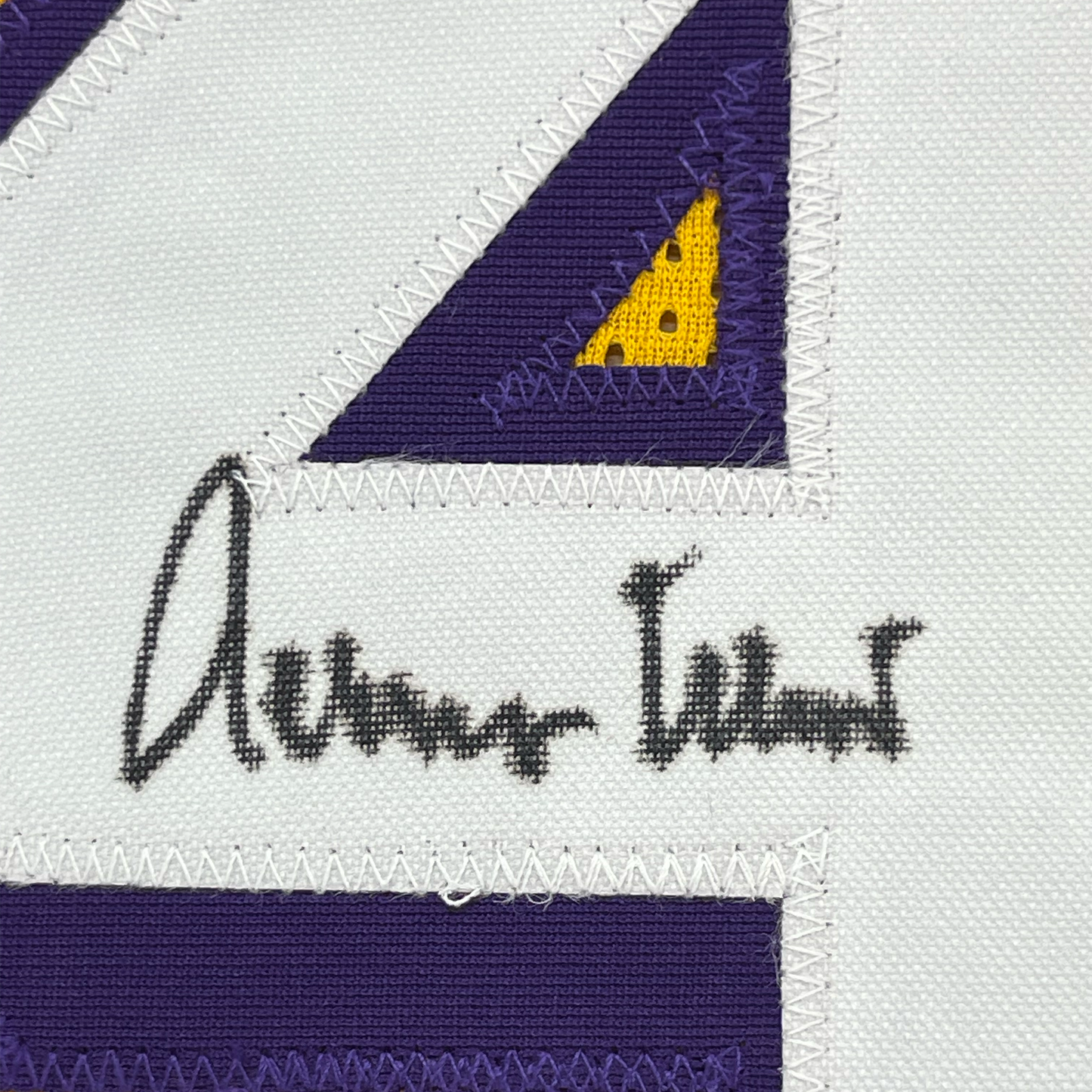 Framed Autographed/Signed Jerry West 35x39 Los Angeles LA Yellow Basketball Jersey JSA COA