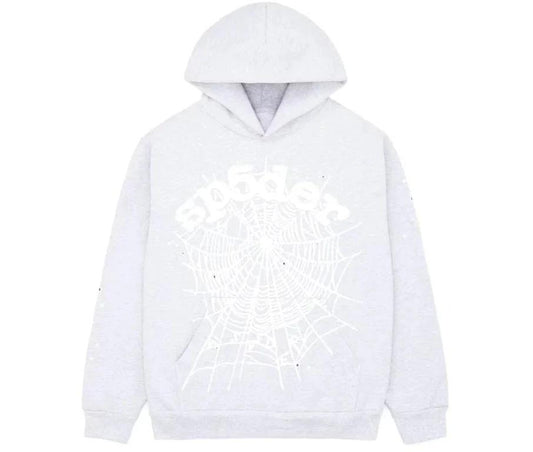 Sp5der OG Web Heather Grey Hoodie
