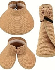 Camel Hasır Vizör Şapka 14624