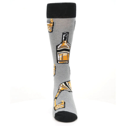Whiskey Bourbon - USA Made Men's Dress Socks