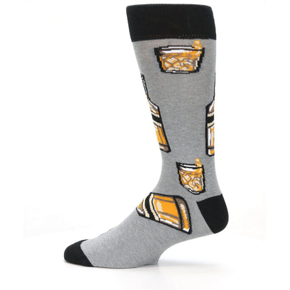Whiskey Bourbon - USA Made Men's Dress Socks