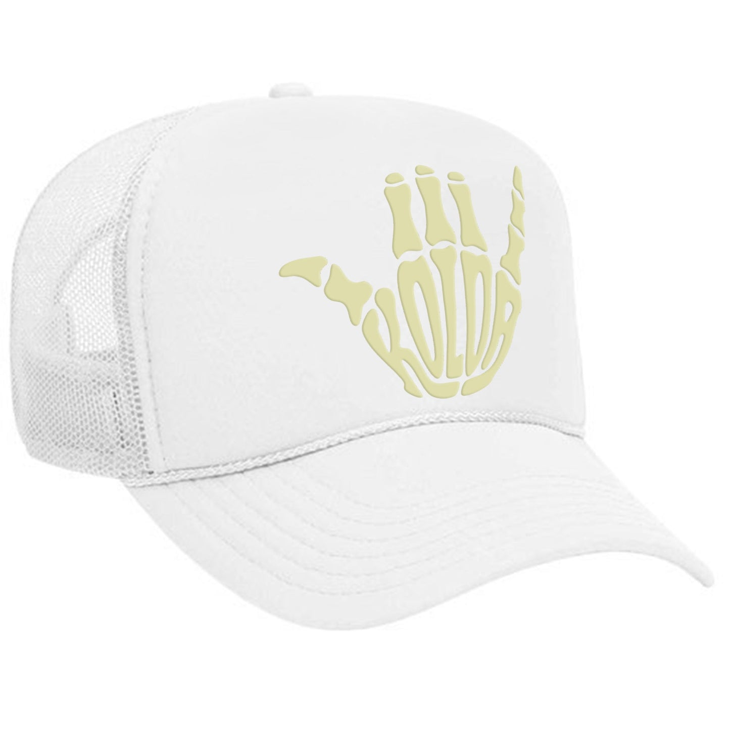 Koloa Shaka Skeleton Foam Trucker Hat
