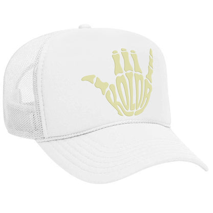 Koloa Shaka Skeleton Foam Trucker Hat
