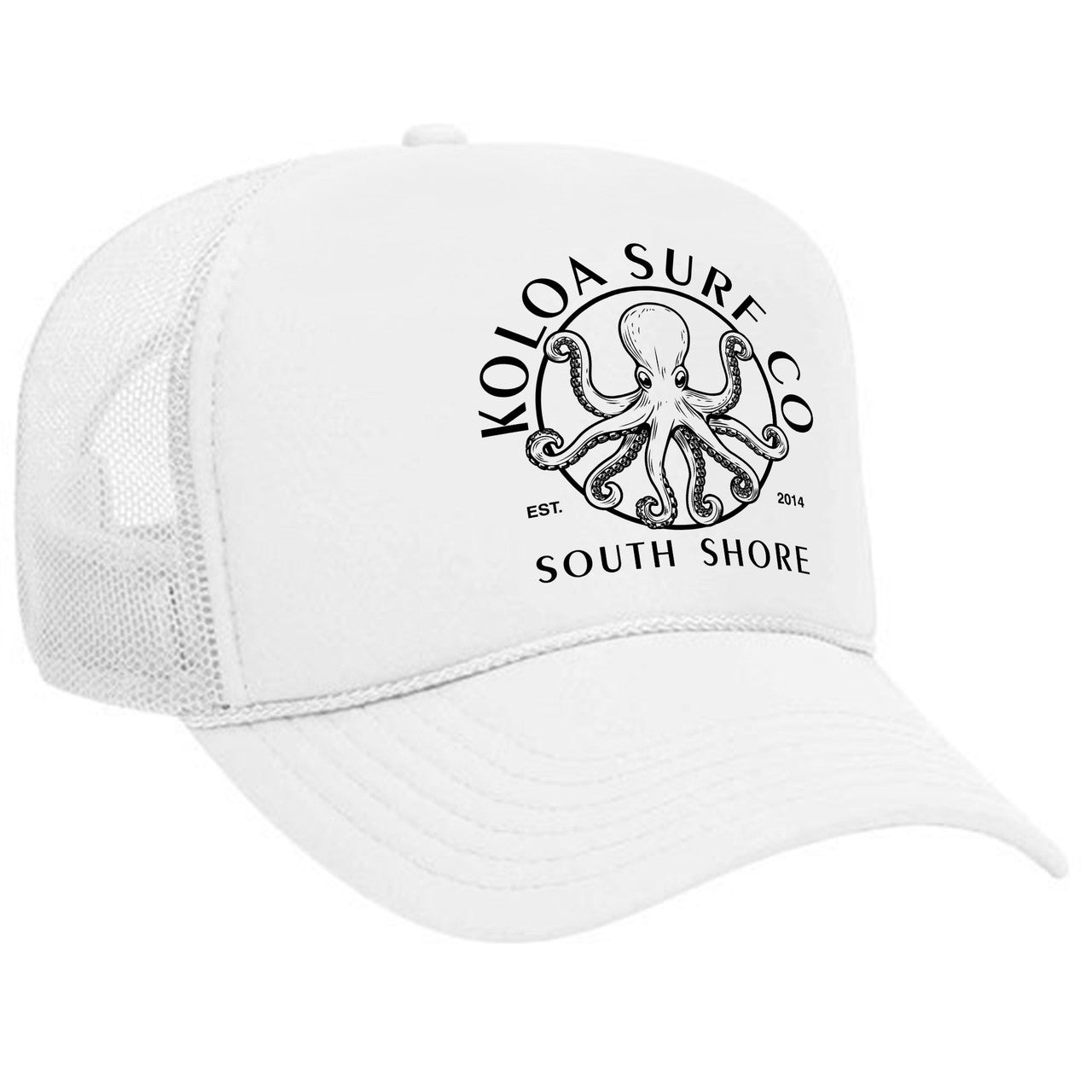 Koloa South Shore Octopus Foam Trucker Hat