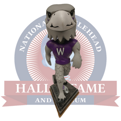 Whitewater Warhawks Willie the Warhawk Mascot Bobblehead