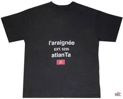 Wide T-shirt – Black