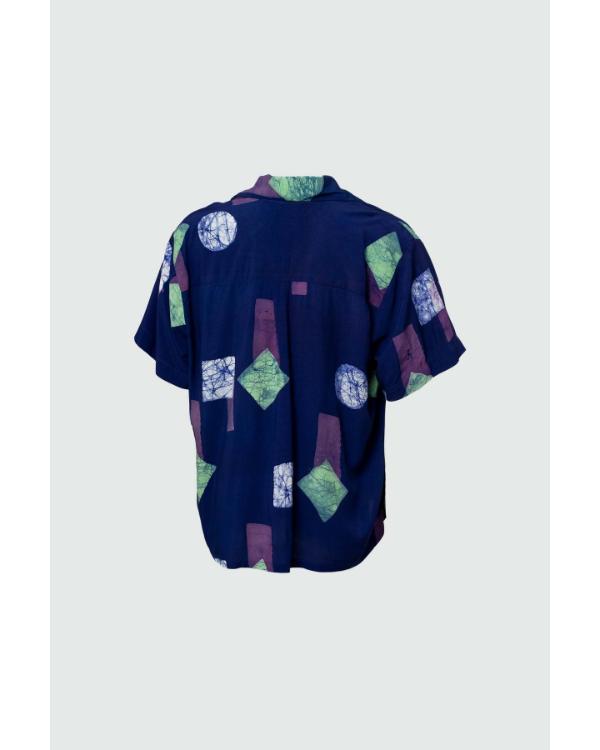 Platonic S02 Seth Rogen Blue Short Sleeve Shirt