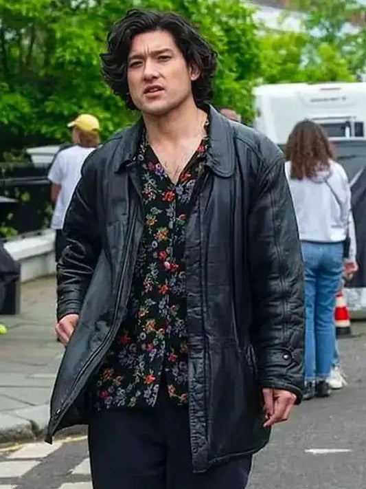 Will Sharpe Too Much S01 Black Leather Jacket