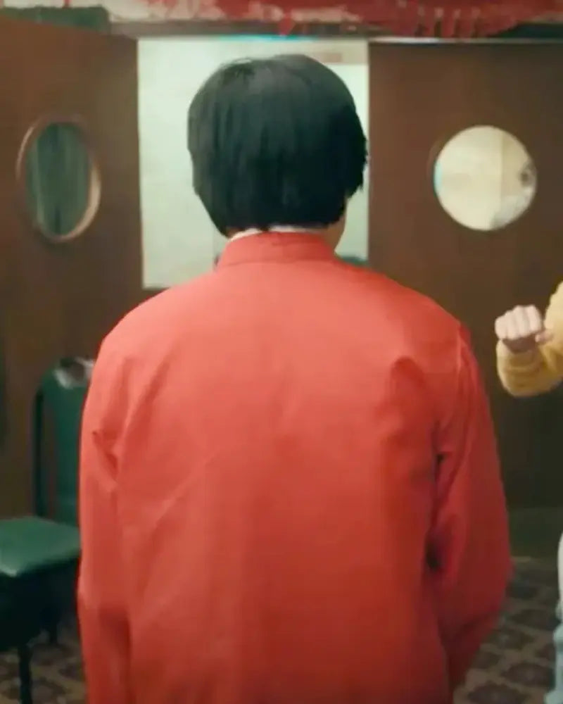 Willis Wu Interior Chinatown Orange Jacket