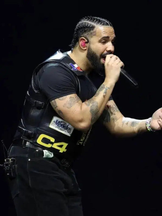 Wireless Festival 2025 Drake Black Vest