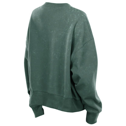 Women's Boston Red Sox New Era Green 2025 Pullover Sweatshirt
