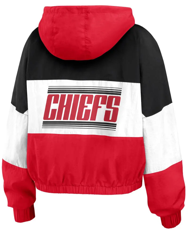 Women’s Wear By Erin Andrews Red & Black Kansas City Chiefs Color Block Jacket